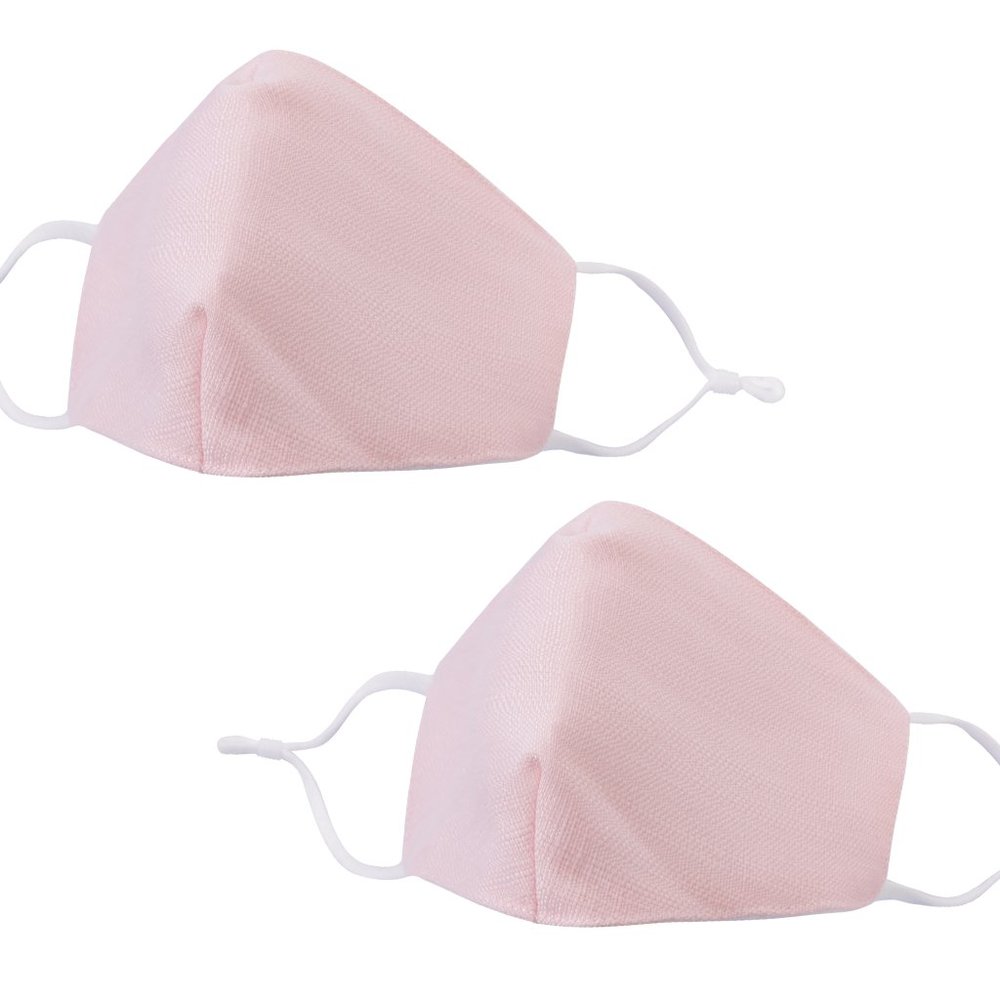2 PK Reusable Comfortable Cotton Face Mask Pink